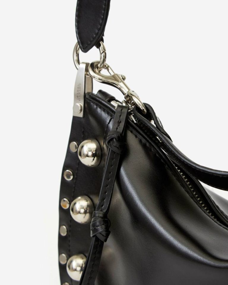 Oskan Soft Zipped Bag Women Black Isabel Marant Oskan Family - Image 5
