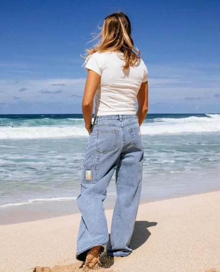 Pants Rip Curl X Abrand 95 Baggy Jeans Ariane Women