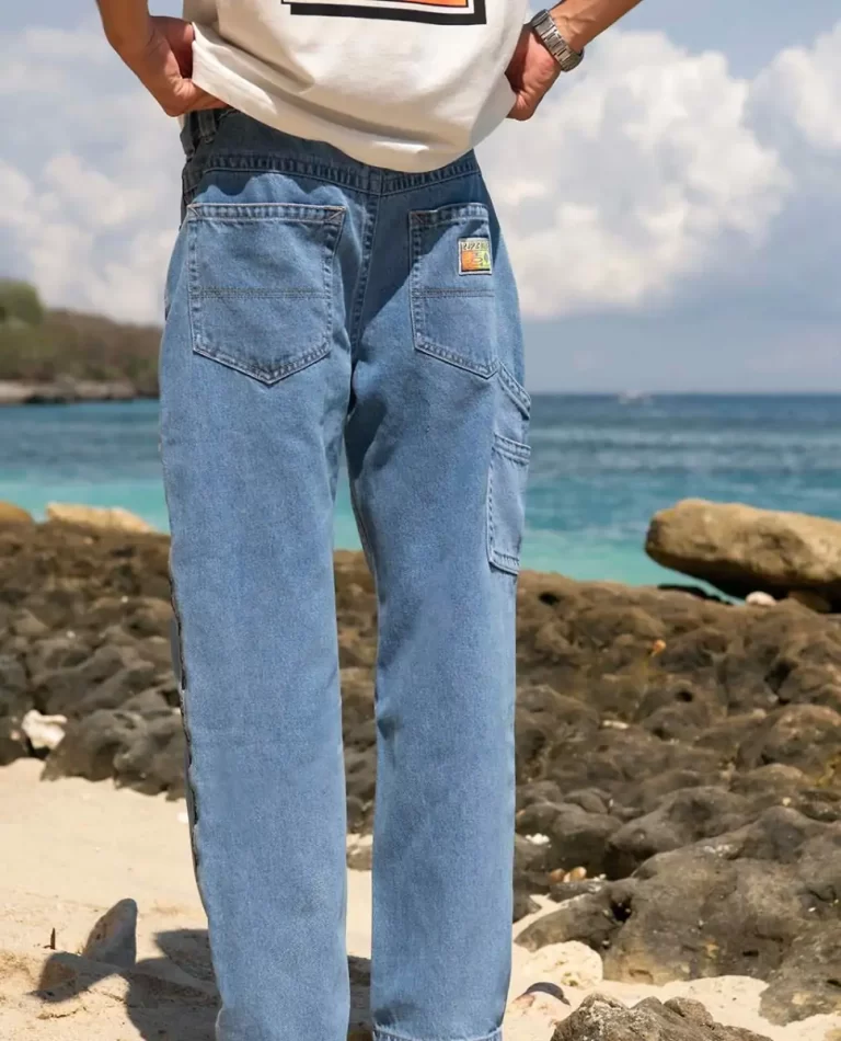 Pants Rip Curl X Abrand A5 Baggy Jeans Larry Mens - Image 2