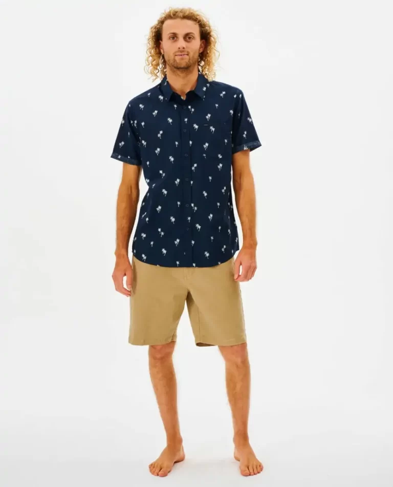 Paradise Palms Short Sleeve Shirt Rip Curl Shirts & Flannels Mens - Image 4