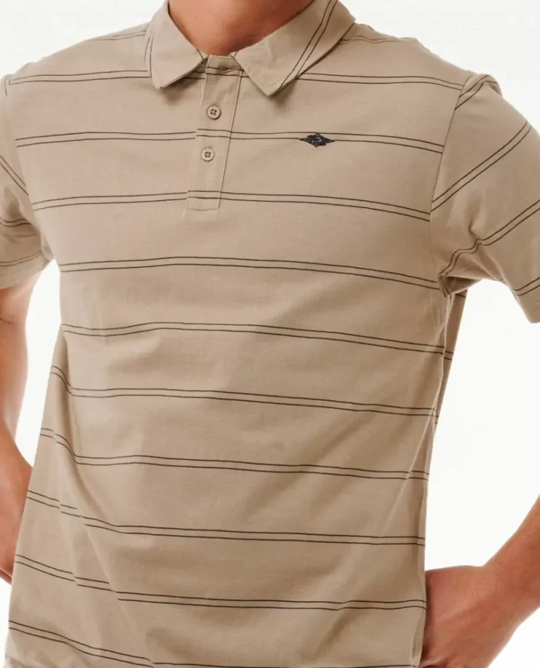 Plain Stripe Polo Rip Curl Mens Shirts & Flannels - Image 5