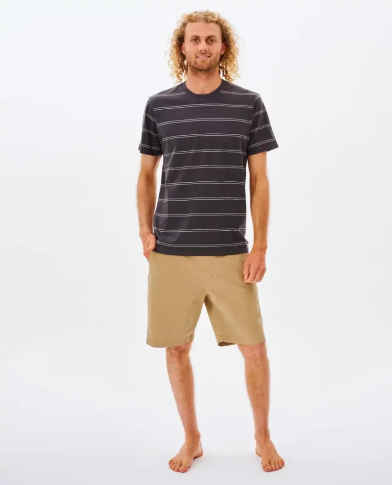 Plain Stripe Tee Mens Rip Curl Tees & Tanks - Image 4