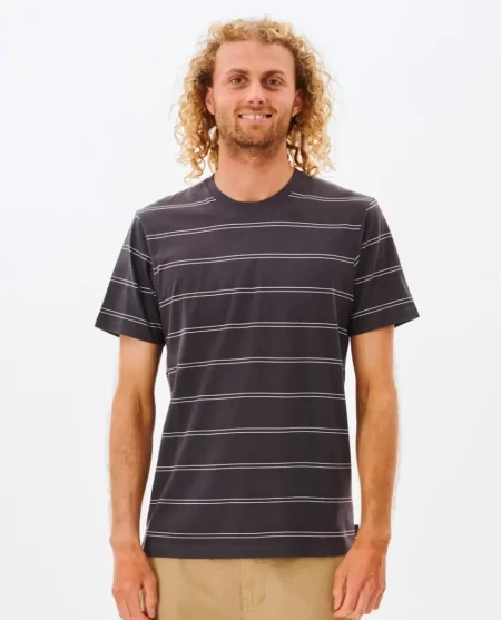 Plain Stripe Tee Mens Rip Curl Tees & Tanks