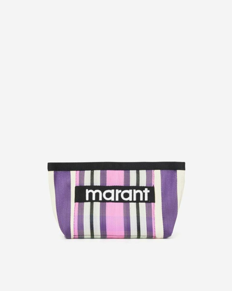 Purple Women Powden Bag Clutches & Small Leather Goods Isabel Marant - Image 3