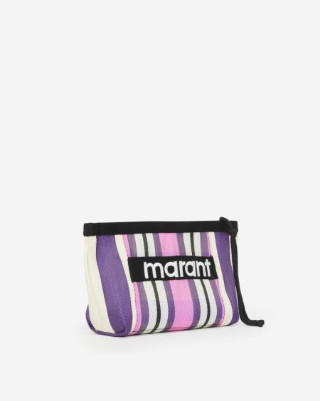 Purple Women Powden Bag Clutches & Small Leather Goods Isabel Marant