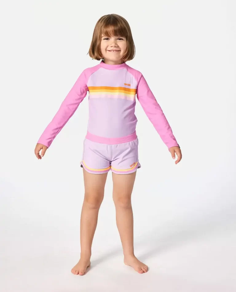 Rainbow Tide Long Sleeve Rash Vest Kids Rip Curl Rash Guards & Vest - Image 3