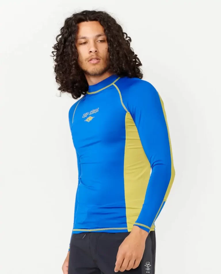 Rash Guards Fade Out Uv Long Sleeve Rash Guard Mens Rip Curl - Image 2