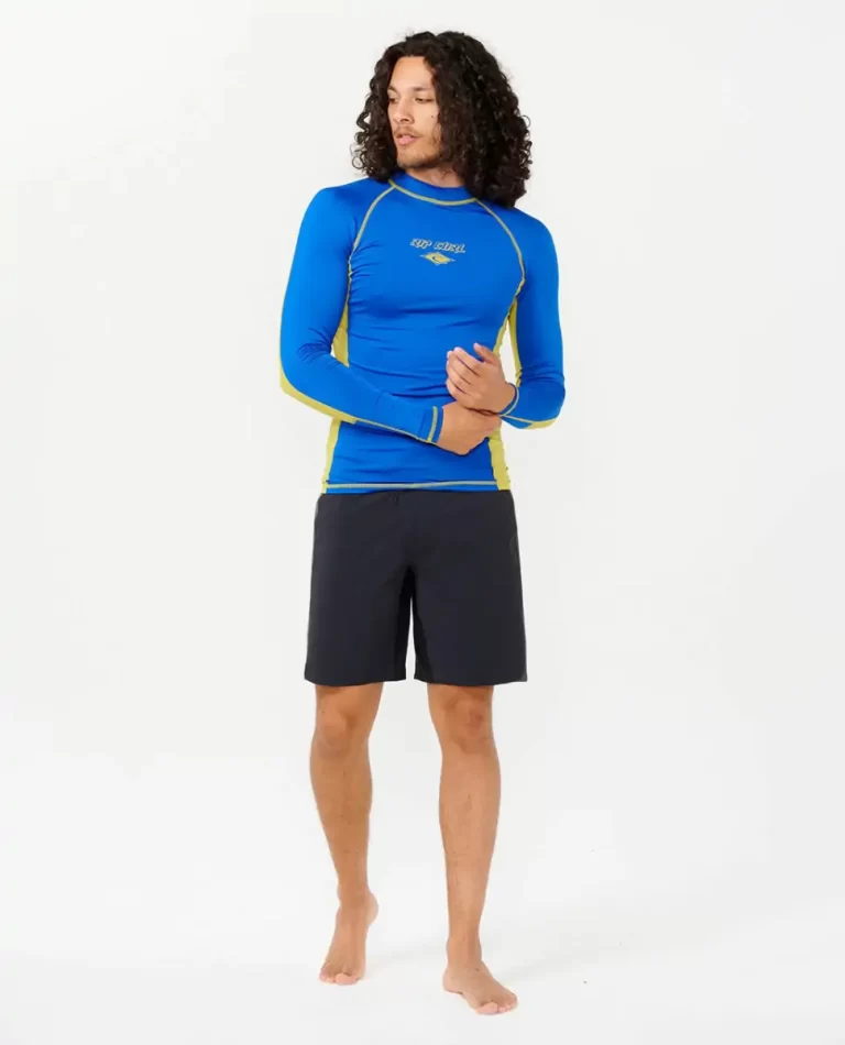 Rash Guards Fade Out Uv Long Sleeve Rash Guard Mens Rip Curl - Image 4