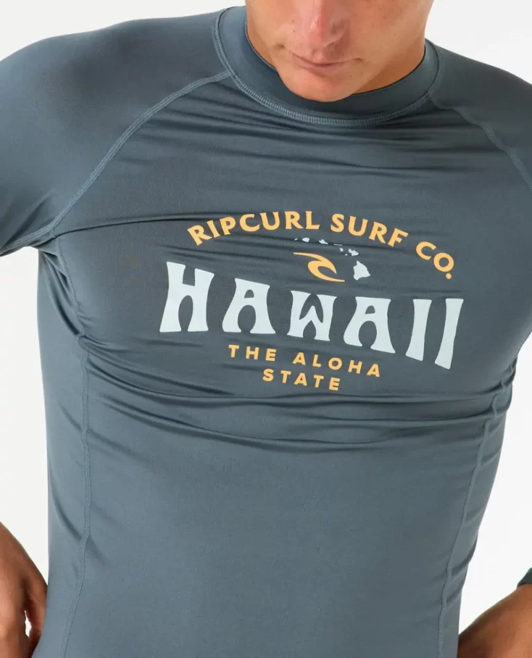 Rash Guards Hawaii Upf Performance Long Sleeve Rash Guard Mens Rip Curl - Image 5