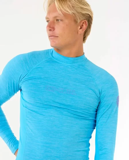 Rash Guards Mens Dawn Patrol Uv Long Sleeve Rash Guard Rip Curl