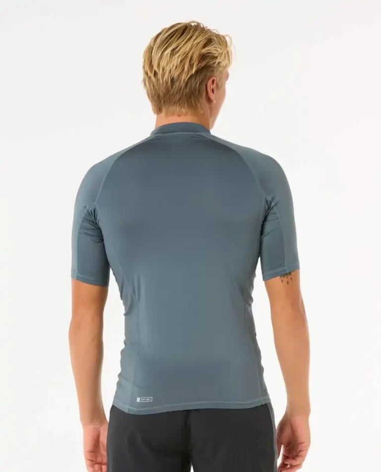 Rash Guards Mens Rip Curl Hawaii Upf Performance Short Sleeve Rash Guard - Image 3