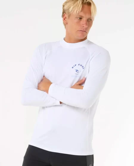 Rash Guards Rip Curl Island Vibe Upf Long Sleeve Rash Guard Mens