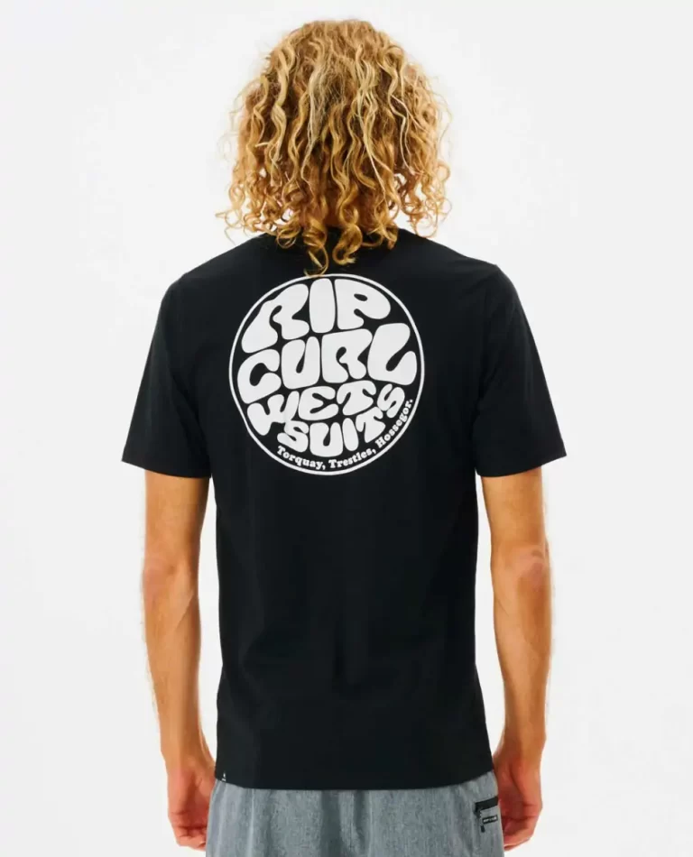Rash Guards Rip Curl Mens Icons Of Surf Short Sleeve Upf Rash Guard - Image 3