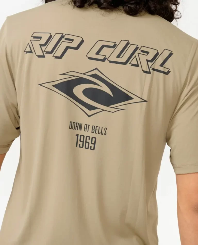 Rash Guards Rip Curl Mens Icons Surflite Uv Short Sleeve Rash Guard - Image 5
