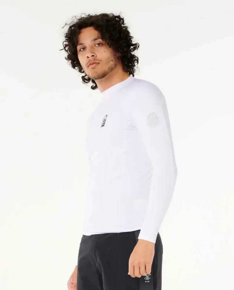 Rash Guards Rip Curl Mens Search Upf Performance Long Sleeve Rash Guard - Image 3