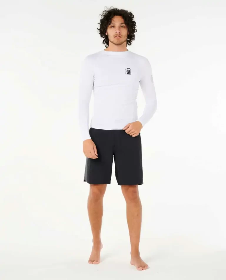Rash Guards Rip Curl Mens Search Upf Performance Long Sleeve Rash Guard - Image 4