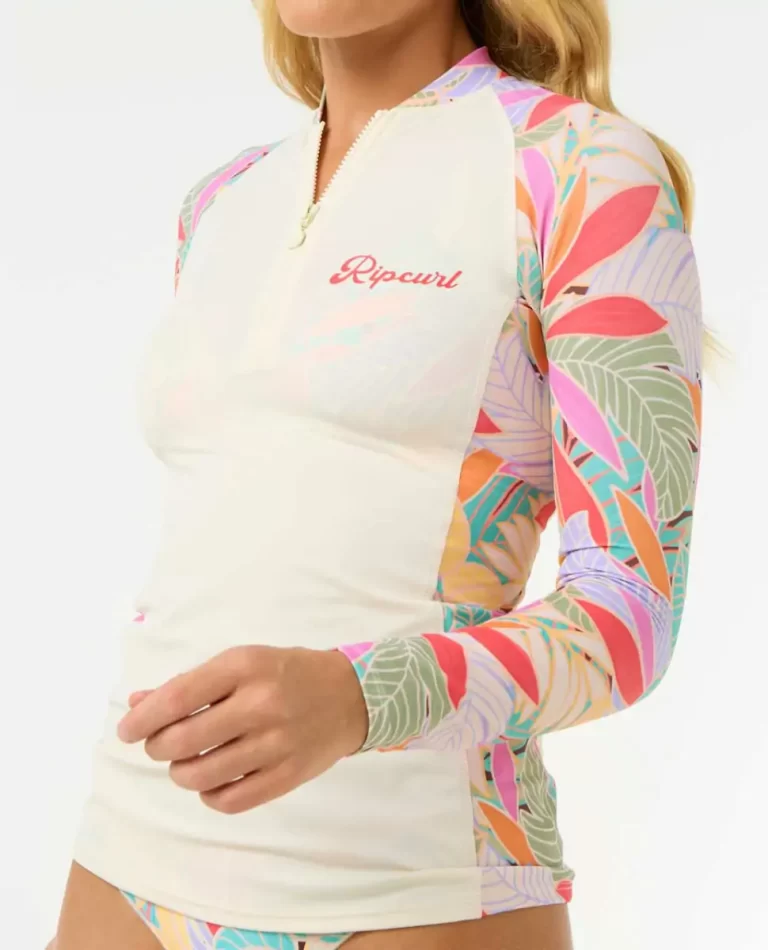 Rash Guards Rip Curl Women Cala Vadella Long Sleeve Upf Rash Guard - Image 5
