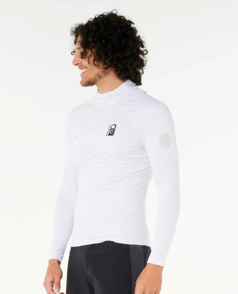 Rash Guards Search Upf Performance Long Sleeve Hood Mens Rip Curl - Image 3