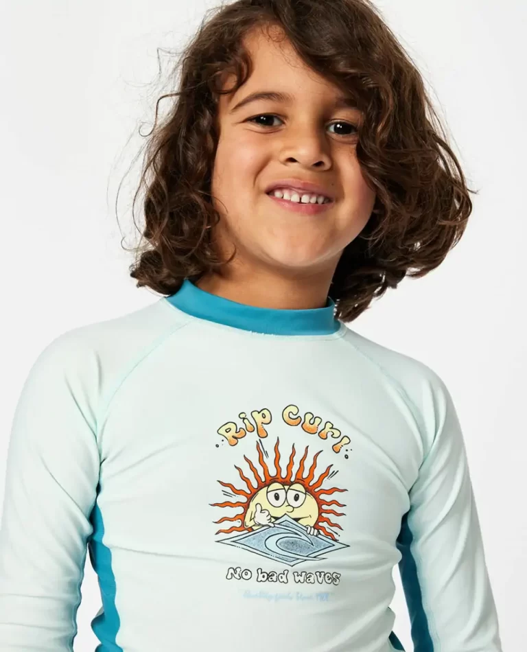 Rash Guards & Vest Kids Rip Curl Tubes Upf Long Sleeve - Image 4