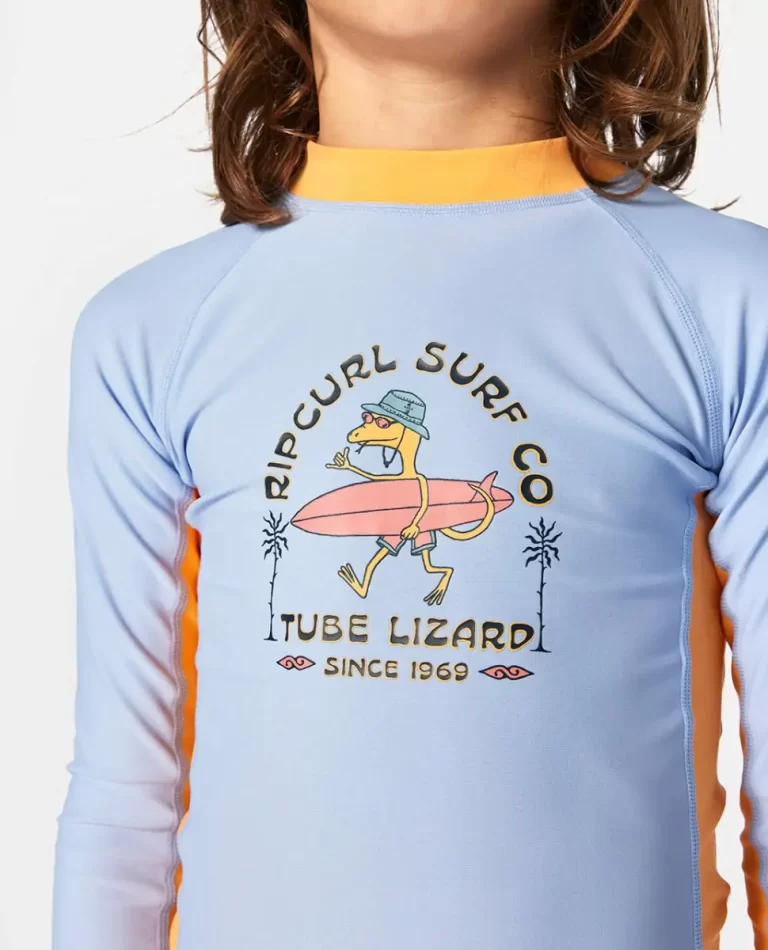 Rash Guards & Vest Rip Curl Grom Energy Upf Long Sleeve Sun Protection Rash Vest Kids - Image 4