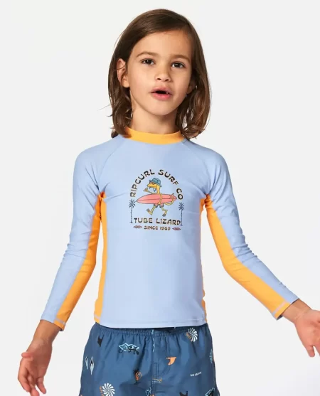 Rash Guards & Vest Rip Curl Grom Energy Upf Long Sleeve Sun Protection Rash Vest Kids