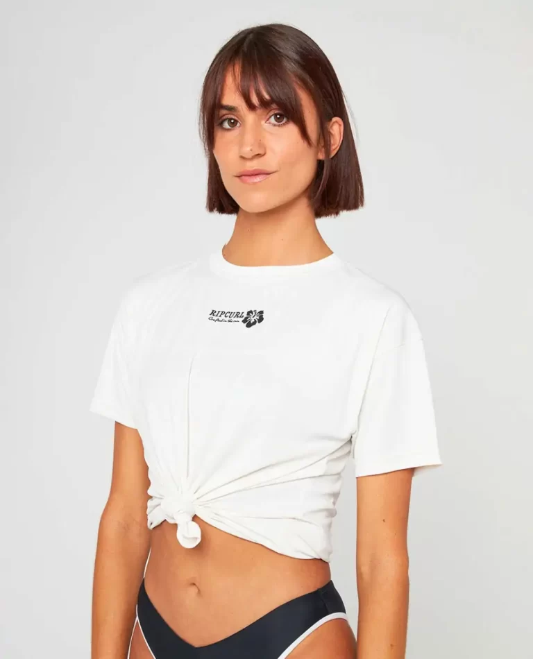 Rash Guards Women Rip Curl Hibiscus Surflite Upf50  Rash Guard - Image 2
