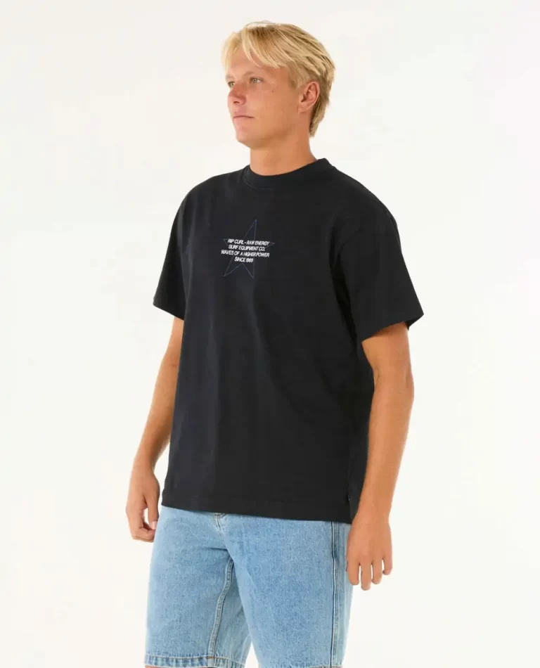 Raw Energy Star Tee Mens Tees & Tanks Rip Curl - Image 2