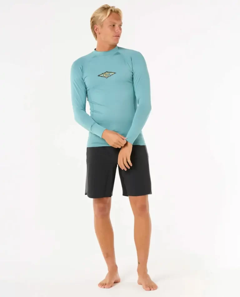 Raw Energy Upf Perf Long Sleeve Rash Guard Rip Curl Mens Rash Guards - Image 4