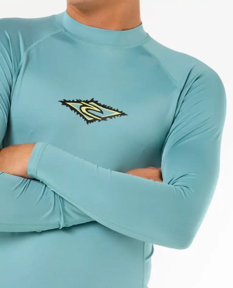 Raw Energy Upf Perf Long Sleeve Rash Guard Rip Curl Mens Rash Guards - Image 5