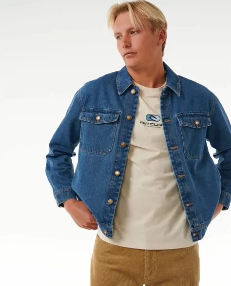Rip Curl Classic Surf Denim Trucker Jacket Jackets Mens