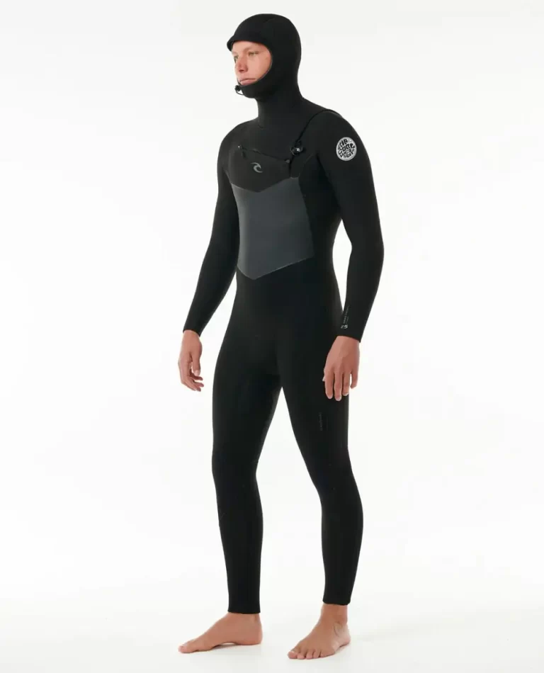 Rip Curl Dawn Patrol 5/4 Hooded Chest Zip Fullsuit Wetsuit Mens Fullsuits - Image 2