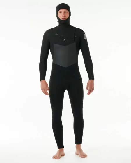 Rip Curl Dawn Patrol 5/4 Hooded Chest Zip Fullsuit Wetsuit Mens Fullsuits