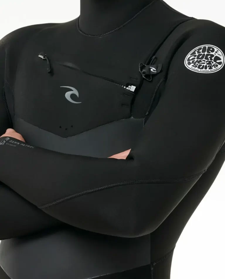 Rip Curl Dawn Patrol 5/4 Hooded Chest Zip Fullsuit Wetsuit Mens Fullsuits - Image 5