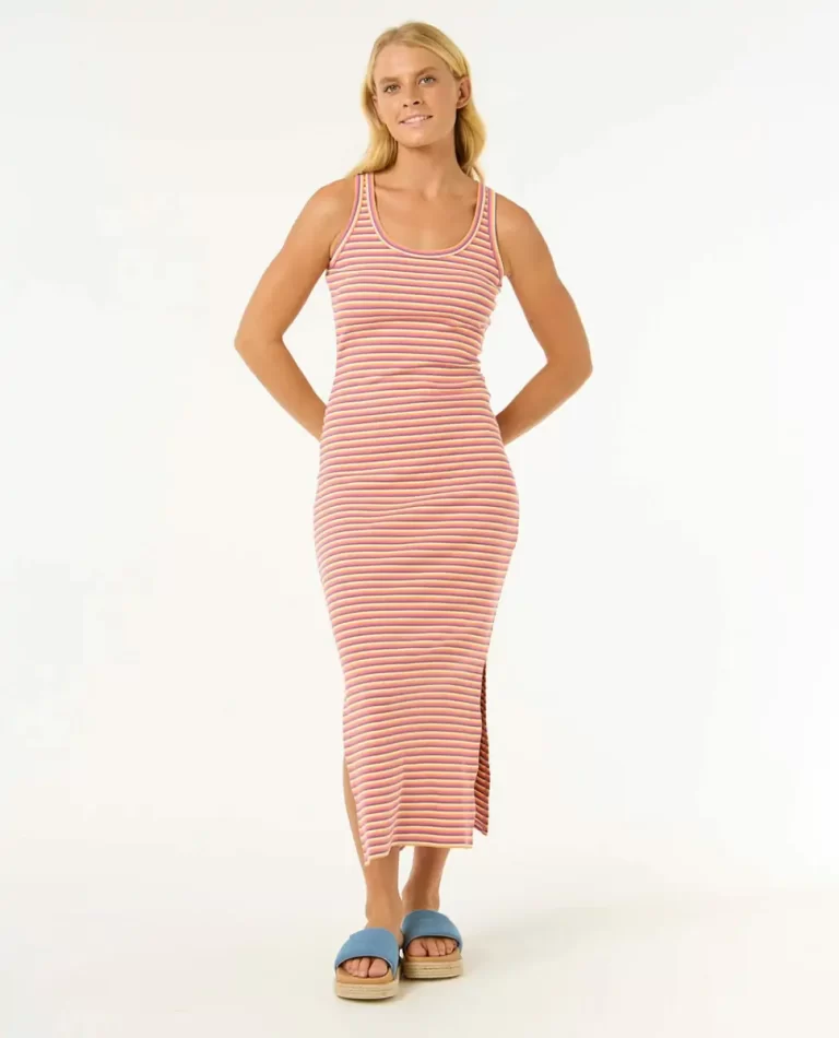 Rip Curl Dresses & Rompers Women High Tide Strip Rib Midi Dress - Image 4