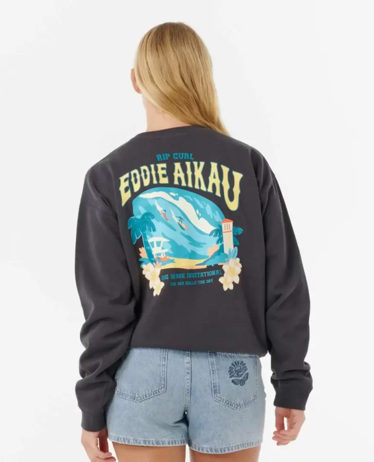 Rip Curl Eddie Would Go The Bay Crew Hoodies & Fleece Women - Image 2