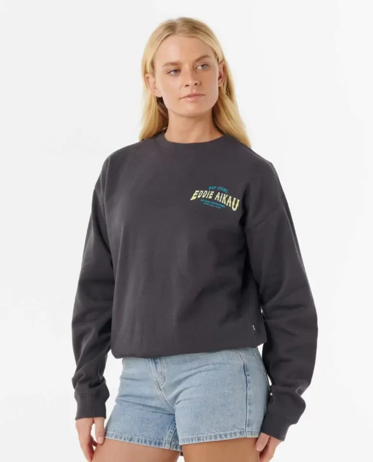 Rip Curl Eddie Would Go The Bay Crew Hoodies & Fleece Women - Image 3