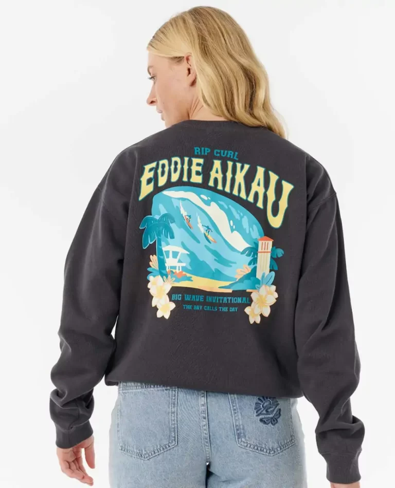 Rip Curl Eddie Would Go The Bay Crew Hoodies & Fleece Women - Image 5