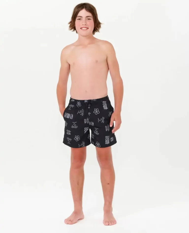 Rip Curl Evolution Motif Volley Boardshorts Kids Boardshorts - Image 4