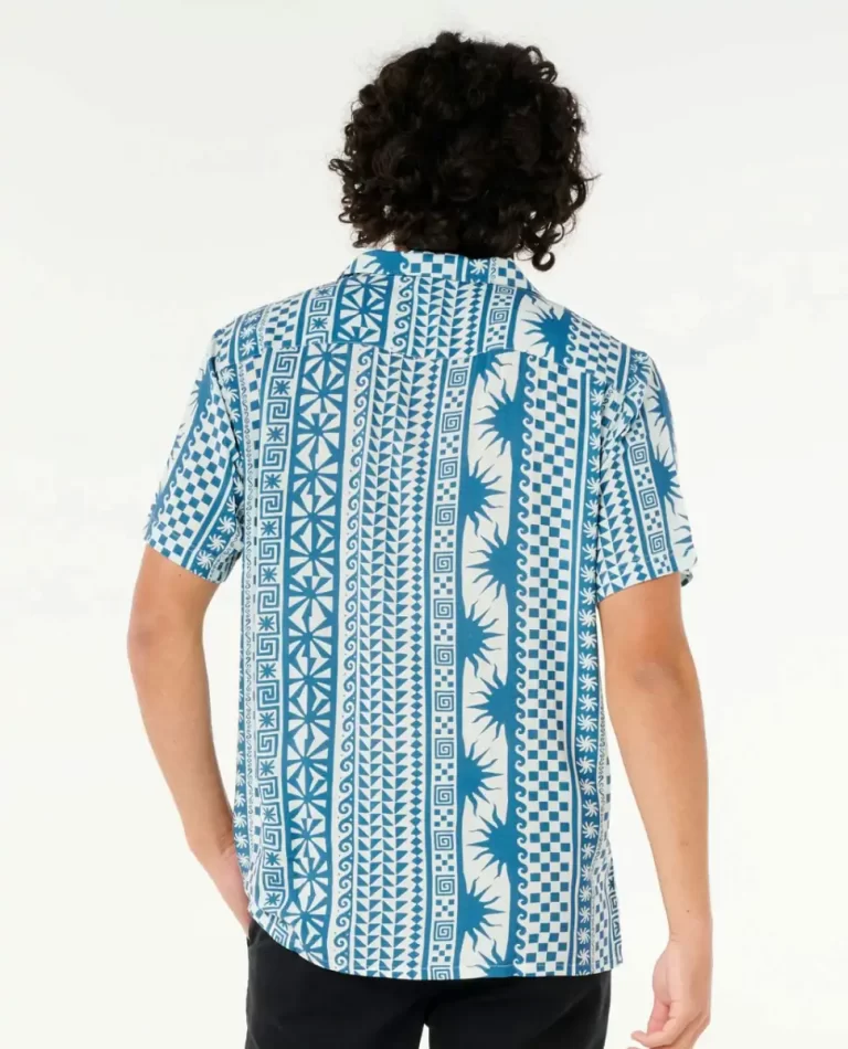 Rip Curl Fun Times Stripe Short Sleeve Shirt Mens Shirts & Flannels - Image 3