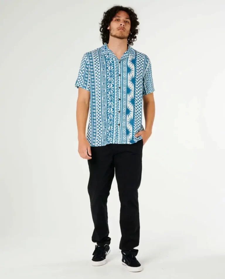 Rip Curl Fun Times Stripe Short Sleeve Shirt Mens Shirts & Flannels - Image 4