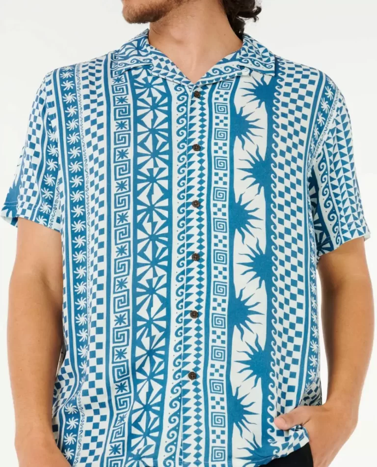 Rip Curl Fun Times Stripe Short Sleeve Shirt Mens Shirts & Flannels - Image 5
