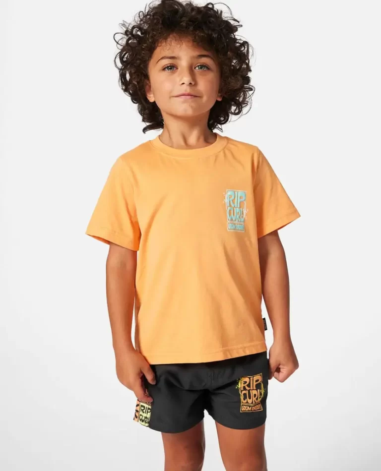 Rip Curl Grom Energy Logo Tee Kids Tops & Tees