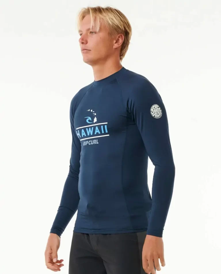 Rip Curl Hawaii Upf50  Performance Long Sleeve Rash Guard Rash Guards Mens - Image 2