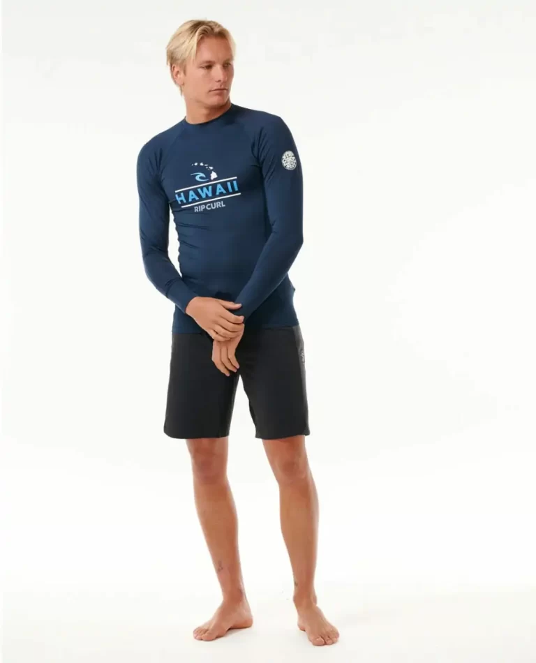 Rip Curl Hawaii Upf50  Performance Long Sleeve Rash Guard Rash Guards Mens - Image 4