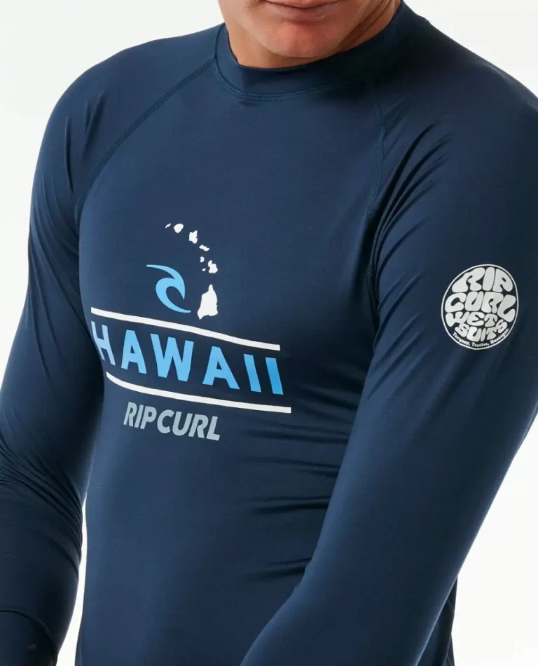 Rip Curl Hawaii Upf50  Performance Long Sleeve Rash Guard Rash Guards Mens - Image 5