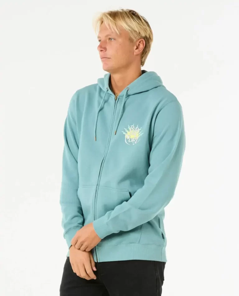 Rip Curl Hoodies & Fleece Dazed Zip Through Mens - Image 2