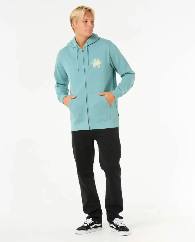 Rip Curl Hoodies & Fleece Dazed Zip Through Mens - Image 4
