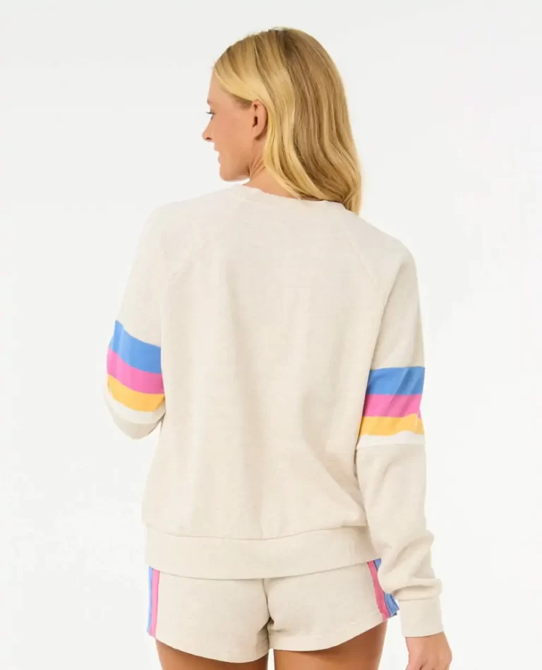 Rip Curl Hoodies & Fleece Las Dalias Raglan Crew Women - Image 3