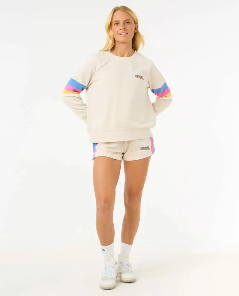 Rip Curl Hoodies & Fleece Las Dalias Raglan Crew Women - Image 4