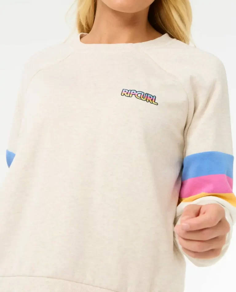 Rip Curl Hoodies & Fleece Las Dalias Raglan Crew Women - Image 5